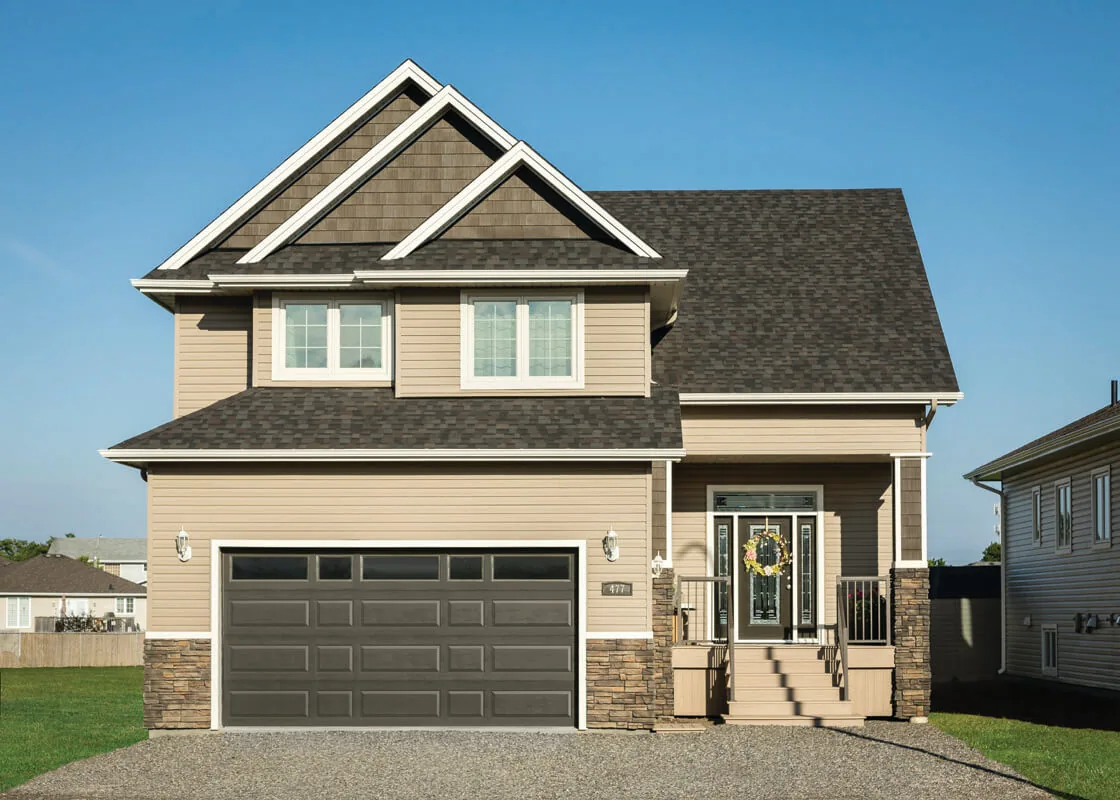 Royal Crest siding on a two-story home